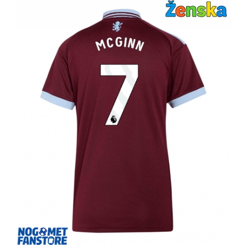 Aston Villa John McGinn #7 Domaci Dres za Ženska 2026-27 Kratak Rukav